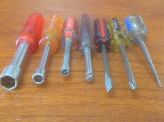 ขายไขควง Vintage U.S.A. ชุด 7 ตัว ฟรีจัดส่ง