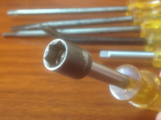 ขายไขควงปาก 6 แบบ 6 ชิ้น ตัวใหญ่ๆ หนาๆ Vintage U.S.A.ฟรีจัดส่ง