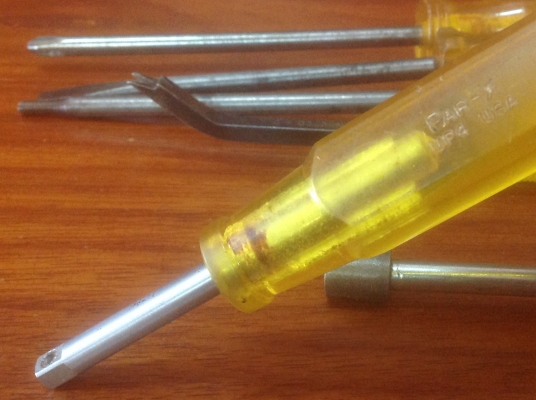 ขายไขควงปาก 6 แบบ 6 ชิ้น ตัวใหญ่ๆ หนาๆ Vintage U.S.A.ฟรีจัดส่ง