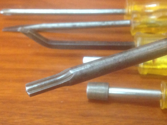 ขายไขควงปาก 6 แบบ 6 ชิ้น ตัวใหญ่ๆ หนาๆ Vintage U.S.A.ฟรีจัดส่ง