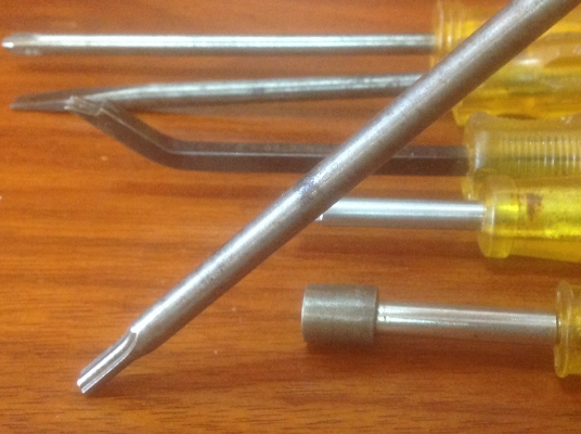 ขายไขควงปาก 6 แบบ 6 ชิ้น ตัวใหญ่ๆ หนาๆ Vintage U.S.A.ฟรีจัดส่ง