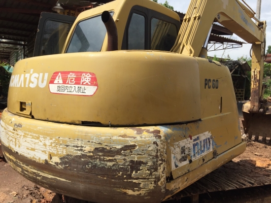 ขายรถแบคโฮ KOMATSU PC60-7 ระบบไฟเต็ม ไม่มีเอกสาร ราคา 680000