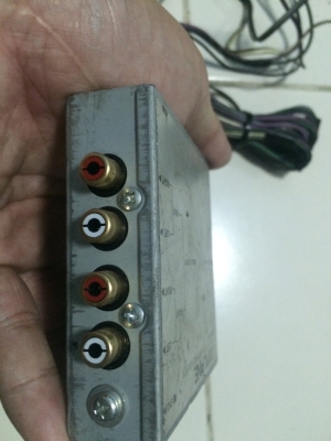 Alpine KCE-431R SPEAKER TO RCA INTERFACE ADAPTOR ทำสายลำโพงให้เป็นปรีเอ้า ปรีเอ้า2ชุด FRONT และ REAR มือ2 ญี่ปุ่น
