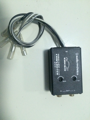 Audio-techica AT-HLC220 CONVERTER HIGH/LOW ทำสายลำโพงให้มีปรีเอ้า ยี่ห้อดัง มือ2 ญี่ปุ่น