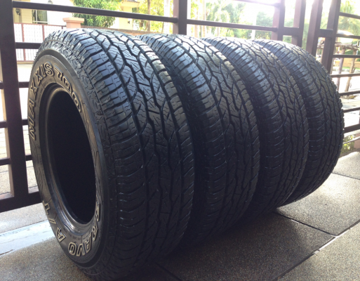 ยาง All Maxxis 225 75 15 ดอกเต็ม ไม่มีปะ พร้อมใช้งาน