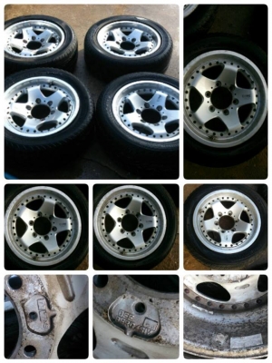 ล้อ16 กว้าง7 6รู แท้2ชิ้น