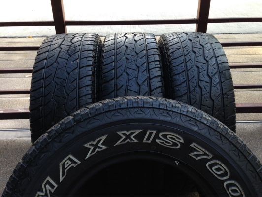ยาง All Maxxis 235 70 15 กลางปี12 พร้อมใช้งาน ราคาไม่แพง