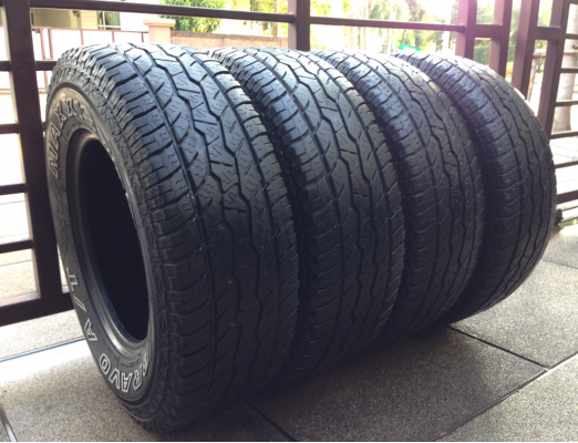 ยาง All Maxxis 235 70 15 กลางปี12 พร้อมใช้งาน ราคาไม่แพง