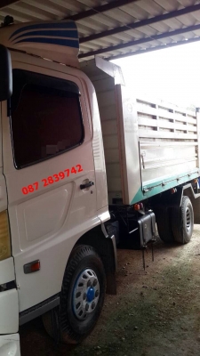 ขายรถดั้มพ์ 6 ล้อ HINO  175. แรงม้า จดทะเบียนปี 2553