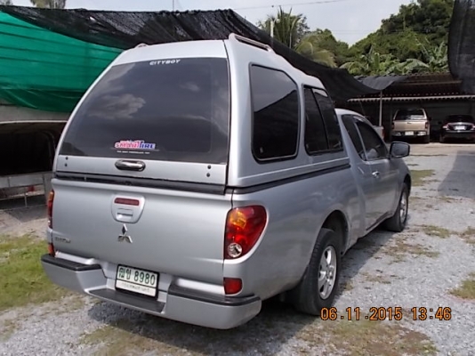 รถมือแรกmitsubushi ไตรตัน แค็บ 2.4เบนชิน ปี2011ไมล์แสนโล ติดlpgใต้ท้อง