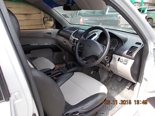 รถมือแรกmitsubushi ไตรตัน แค็บ 2.4เบนชิน ปี2011ไมล์แสนโล ติดlpgใต้ท้อง