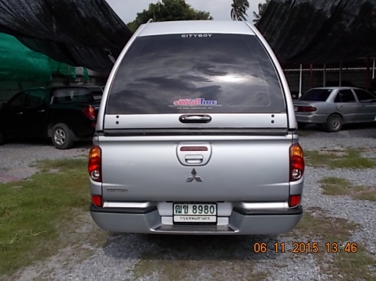 รถมือแรกmitsubushi ไตรตัน แค็บ 2.4เบนชิน ปี2011ไมล์แสนโล ติดlpgใต้ท้อง