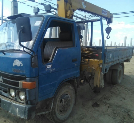 หกล้อ โตโยต้า BU87-115แรง เครน UNIC 2.9ตัน สภาพดีเดิมๆพร้อมใช้ ทะเบียนพร้อมโอน