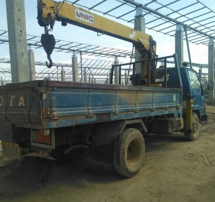 หกล้อ โตโยต้า BU87-115แรง เครน UNIC 2.9ตัน สภาพดีเดิมๆพร้อมใช้ ทะเบียนพร้อมโอน