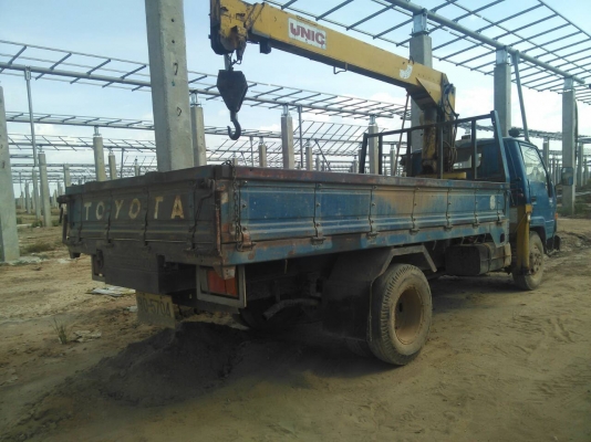 หกล้อ โตโยต้า BU87-115แรง เครน UNIC 2.9ตัน สภาพดีเดิมๆพร้อมใช้ ทะเบียนพร้อมโอน