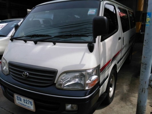 TOYOTA HIACE 3.0พาวเวอร์ปี03เบาะหนัง3แถวเต็ม