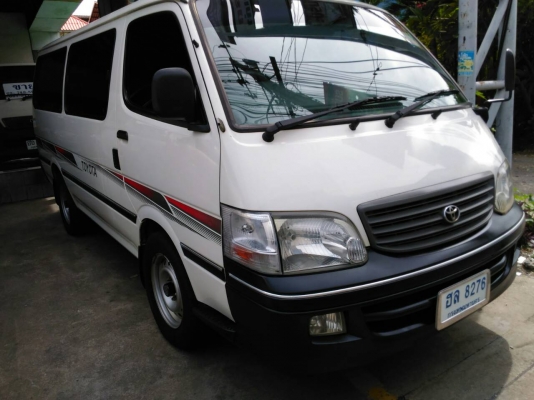 TOYOTA HIACE 3.0พาวเวอร์ปี03เบาะหนัง3แถวเต็ม