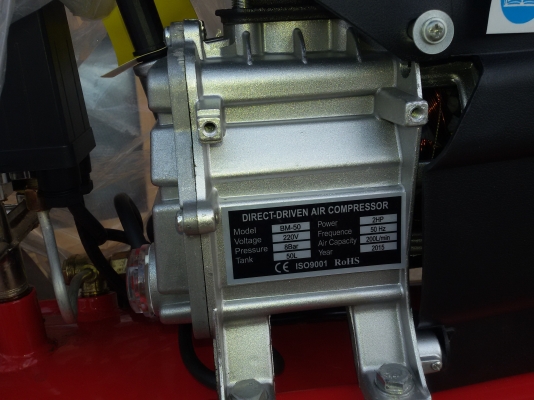 ขายปั๊มลมของ MZB รุ่น bm-50/2HP/ ขนาด50ลิตร ไฟ220โวล