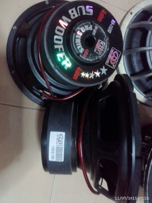 ขาย ดอกลำโพงดีดราก้อน 10 นิ้วและลำโพง อะตอมมิค12นิ้ว