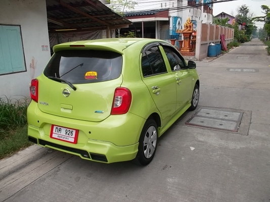 nissan march 2014 เกียร์ธรรมดา เล่มพร้อมโอน