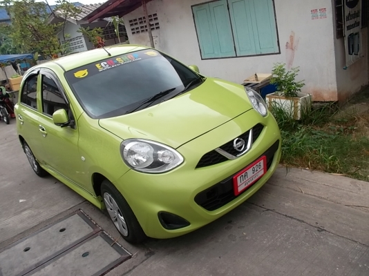 nissan march 2014 เกียร์ธรรมดา เล่มพร้อมโอน