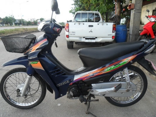 ซูซูกิ เบส125cc ปี46 ขายตามภาพเอกสารครบเครื่องดีภาษีไม่ขาด