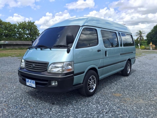ขายรถตู้หลังคาสูง รุ่น commuter ปี 2004 เครื่อง 3000 cc ดีเซล แต่ง ViP เครื่องดี รถสวย ขับดี วิ่งเงียบ วิ่งนิ่ม แอร์เย็น มีจอ 2 จอ ใช้งานได้ปกติ. มีประกันชั้น 1