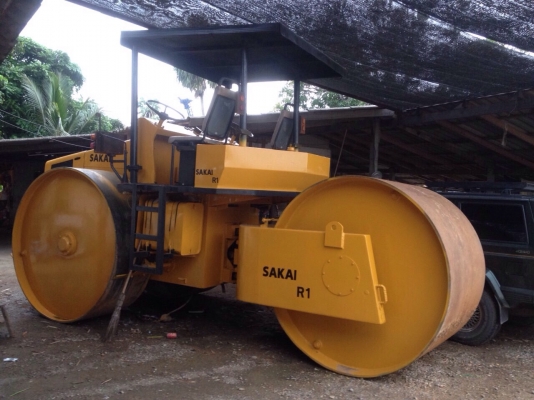 ขายรถบดล้อเหล็ก SAKAI R1 เครื่องดี สภาพสวยพร้อมใช้งาน เอกสารสัญญาซื้อขาย