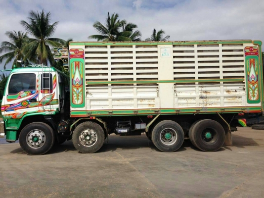 ขายรถ 24 ล้อ แม่.ลูก กระบะเหล็กคอกเกษตรดั้ม ISUZU 320  ปี.51 ราคา.2100000 สนใจนัดดูรถได้เลย