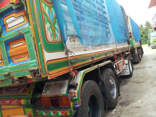 ขายรถ 24 ล้อ แม่.ลูก กระบะเหล็กคอกเกษตรดั้ม ISUZU 320  ปี.51 ราคา.2100000 สนใจนัดดูรถได้เลย