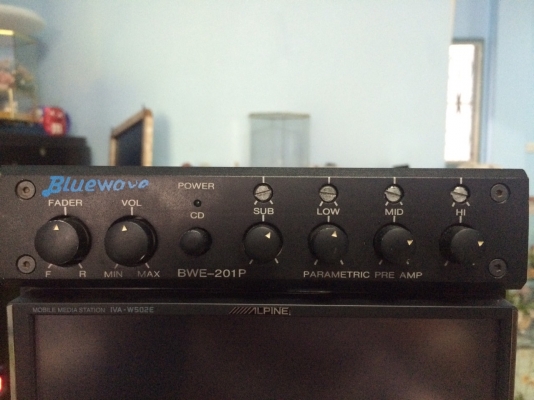 ปรี BLUEWAVE BWE-201P 4แบน งานUSA เสียงหวาน กลางชัด ใส มือ2