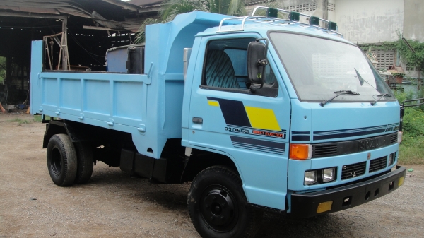 ISUZU NPR ดั๊ม5คิว เครื่อง115แรง เฟืองท้ายเอฟ แอร์ เพาเวอร์ ฟิล์ม รถพร้อมใช้ ราคาถูก