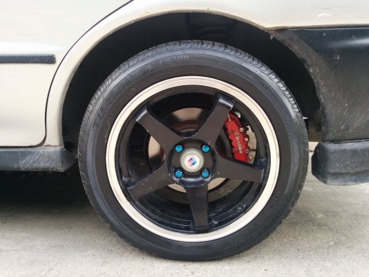 ล้อขอบ16ถูกๆ 1 คุ่ พร้อมยางบริสโตนปี13 ดอกนุ่มๆ ลึกๆ