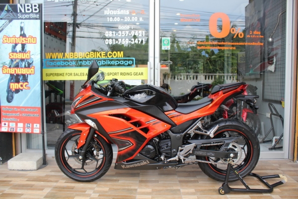 ขายNinja300 year2014(ABS) สวยใสวิ่งน้อย