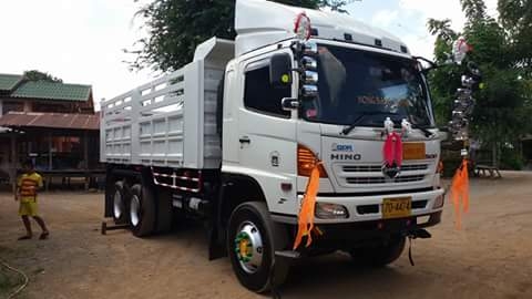 ขายรถสิบล้อHINO330ปี55มีระบบพ่วง