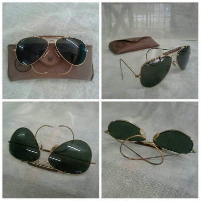 แว่นตานายพลแม็คอาร์เธอร์/ผู้ชายกลางแจ้ง B&amp;L RAY-BAN MacAthur Outdoorsman USA ตัวลึก! ตัวจริง!