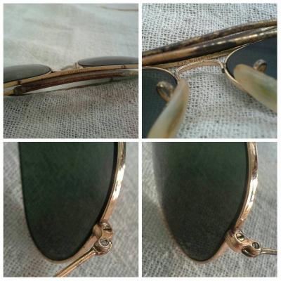 แว่นตานายพลแม็คอาร์เธอร์/ผู้ชายกลางแจ้ง B&amp;L RAY-BAN MacAthur Outdoorsman USA ตัวลึก! ตัวจริง!