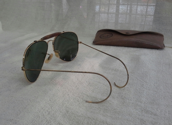 แว่นตานายพลแม็คอาร์เธอร์/ผู้ชายกลางแจ้ง B&amp;L RAY-BAN MacAthur Outdoorsman USA ตัวลึก! ตัวจริง!