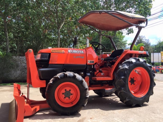 ขายรถไถKubota L3408 (4WD) พร้อมใบมีดหน้าใหม่และผานพรวน รถพร้อมใช้งาน