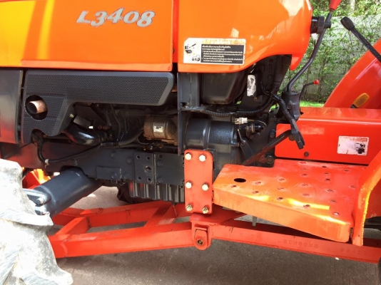 ขายรถไถKubota L3408 (4WD) พร้อมใบมีดหน้าใหม่และผานพรวน รถพร้อมใช้งาน