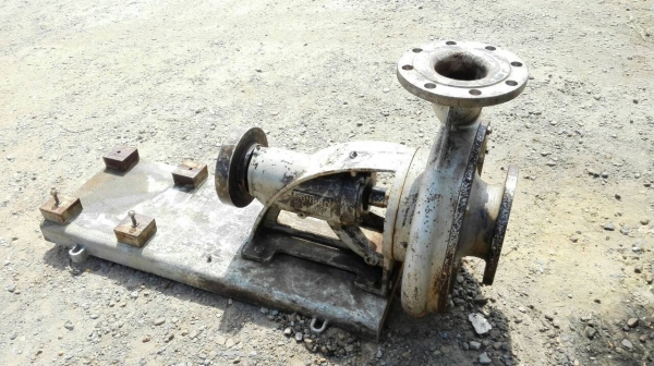 ******** Sold Out!! ******** ปั้มหอยโข่งสแตนเลส KOMPRO PUMP เข้า 6"- 4" สภาพสวย หมุนนิ่ม พร้อมใช้งาน!!