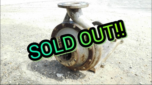 ******** Sold Out!! ******** ปั้มหอยโข่งสแตนเลส KOMPRO PUMP เข้า 6"- 4" สภาพสวย หมุนนิ่ม พร้อมใช้งาน!!