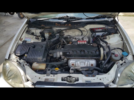 Honda civic96ตาโต แก็สหัวฉีดลงเล่มแล้ว