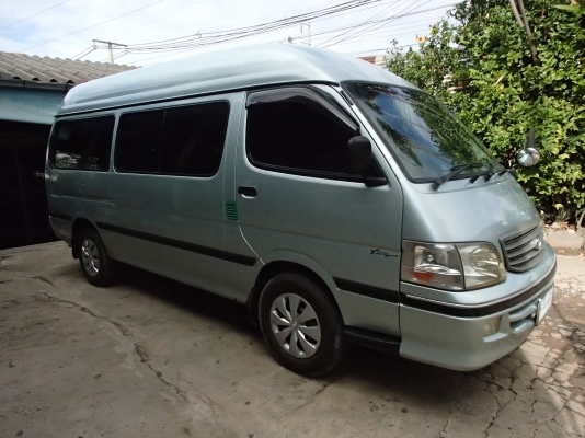 รถบ้านเจ้าของขายเอง รถตู้หลังคาสูงCOMMUTER ดีเซล 3000 cc เครื่องดีเดิมไม่มีชนแอร์ฉ่ำทีวีCD ครบสวยสอาดพร้อมใช้ พร้อมโอน