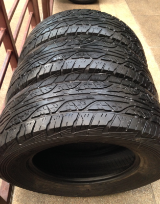 ยาง All Dunlop 265 65 17 ปี12 สภาพดี ดอกเต็ม จำนวน3เส้น ราคาไม่แพง