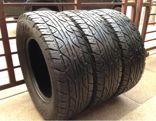 ยาง All Dunlop 265 65 17 ปี12 สภาพดี ดอกเต็ม จำนวน3เส้น ราคาไม่แพง