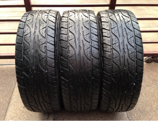 ยาง All Dunlop 265 65 17 ปี12 สภาพดี ดอกเต็ม จำนวน3เส้น ราคาไม่แพง