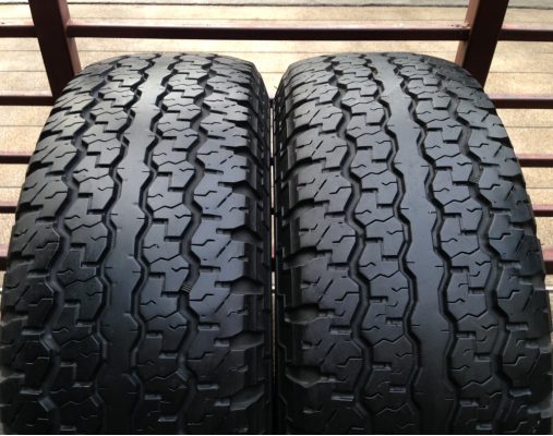 ยาง All Dunlop 265 70 16 กลางปี11 จำนวน2เส้น made in Japan ดอกดี ไม่มีปะ ราคาไม่แพง