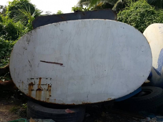 ถังน้ำมันเจาะทะลุเป็นถังน้ำ 16,000 ลิตร ใส่รถ 10 ล้อ ถังน้ำมันเจาะทะลุเป็นถังน้ำ 16,000 ลิตร ใส่รถ 10 ล้อ