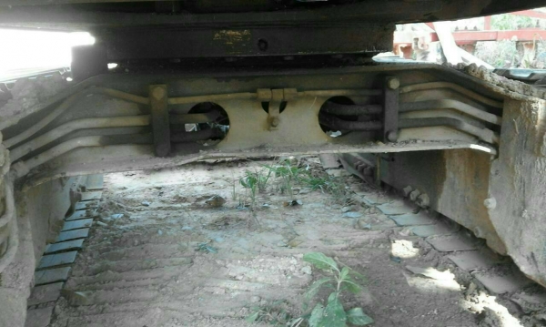 ขายรถแบคโฮ KOMATSU PC10-3 พร้อมสาลี่ลาก ราคา 120000